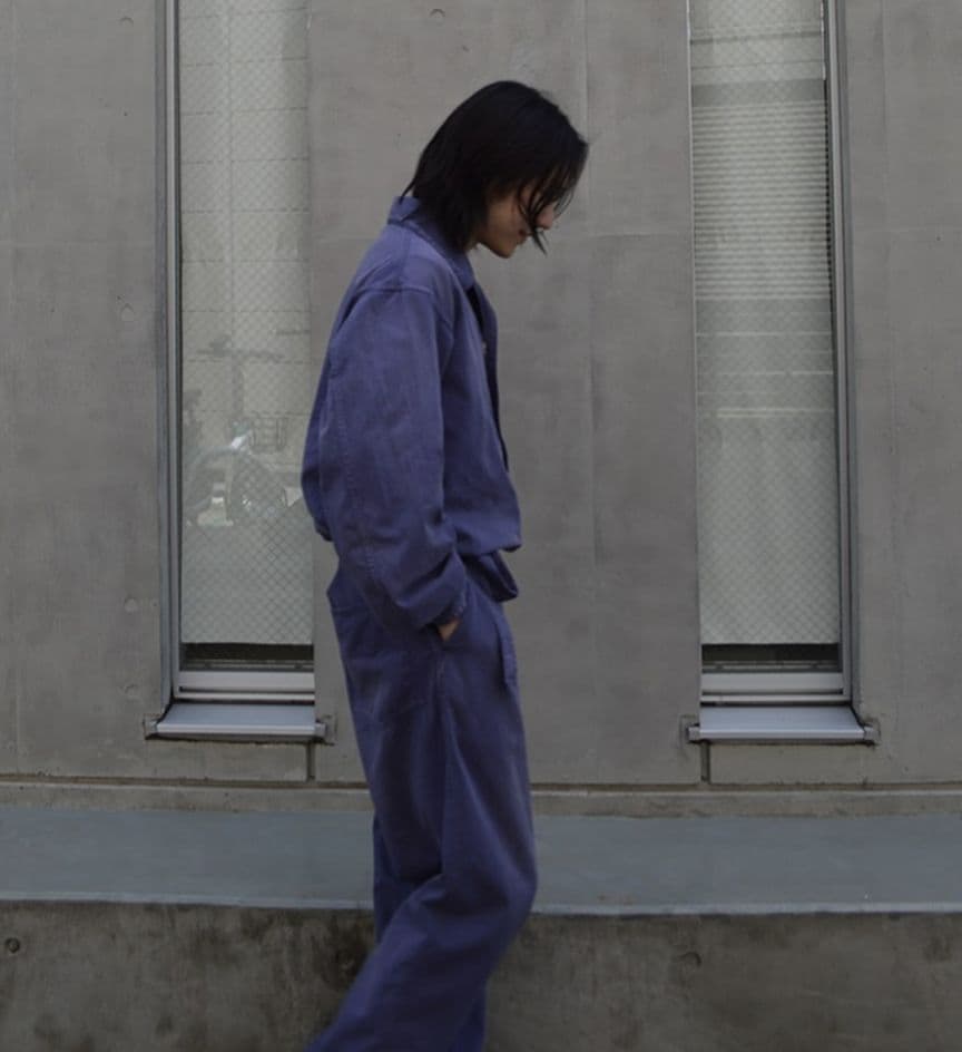 24ss 新品 comoli コモリ コットンドリルオールインワン Size1 - メルカリ