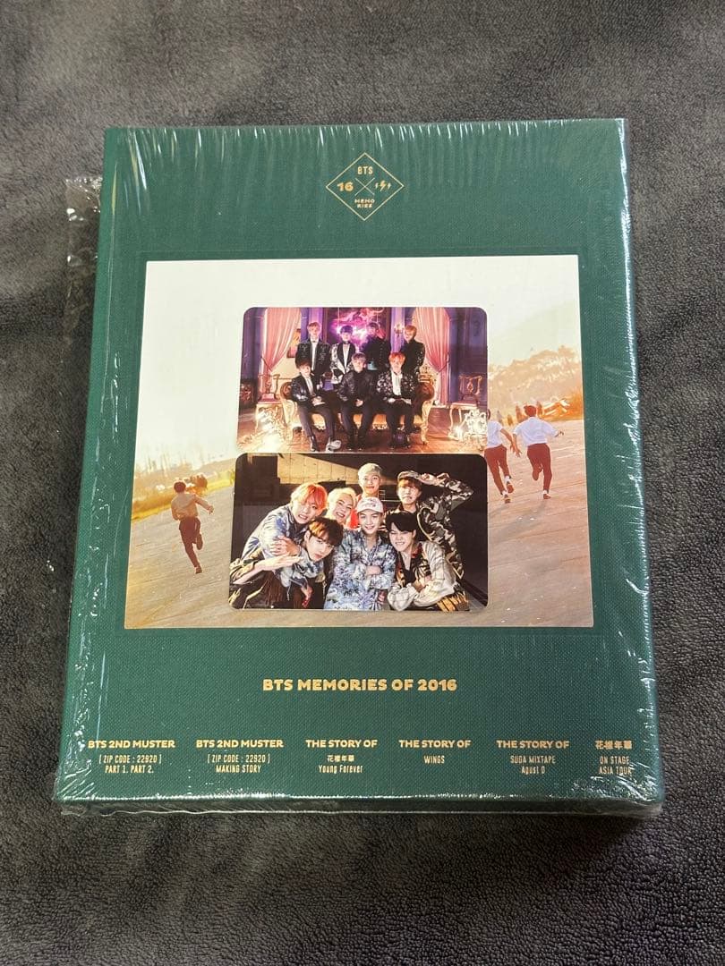 BTS MEMORIES OF 2016 DVD　トレカ BTS BANGTAN BOYS Memories of 2016 Official DVD Photobook Set