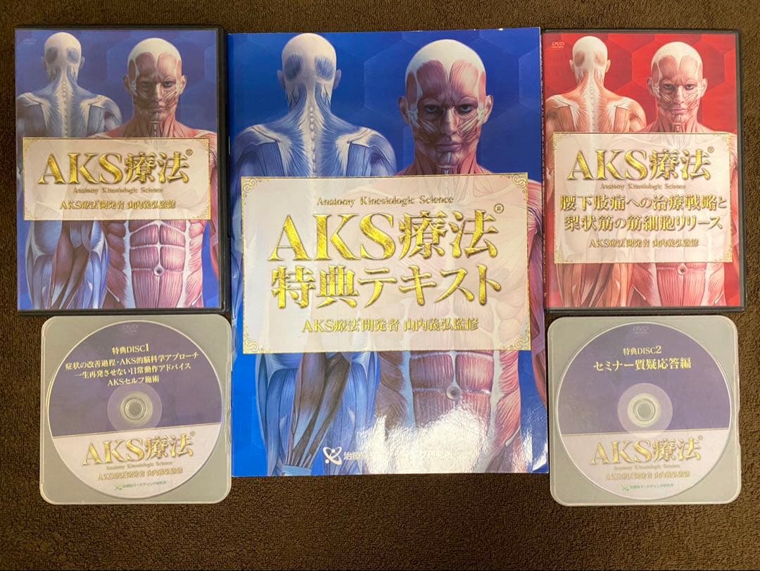 山内義弘先生のAKS療法(R) DVD7枚 シンデレラリッチセラピスト養成講座