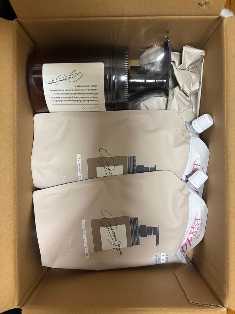 ☆新品未開封☆ coconei シャンプー ココネ クリームシャンプー 400g 3個セット cocone 公式 シャンプー