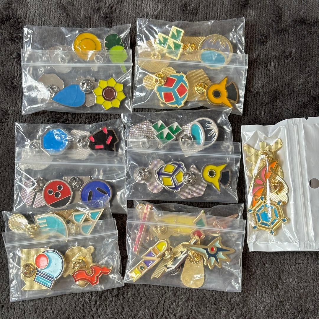 ポケモン ジムバッジ カントー地方〜カロス地方 58個セット - メルカリ