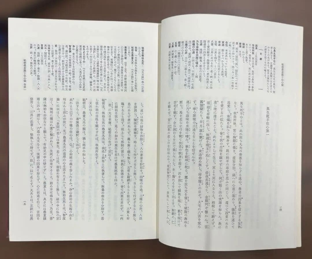 【激レア】空海 秘蜜最深茶論 十住心論〈岩波書店〉