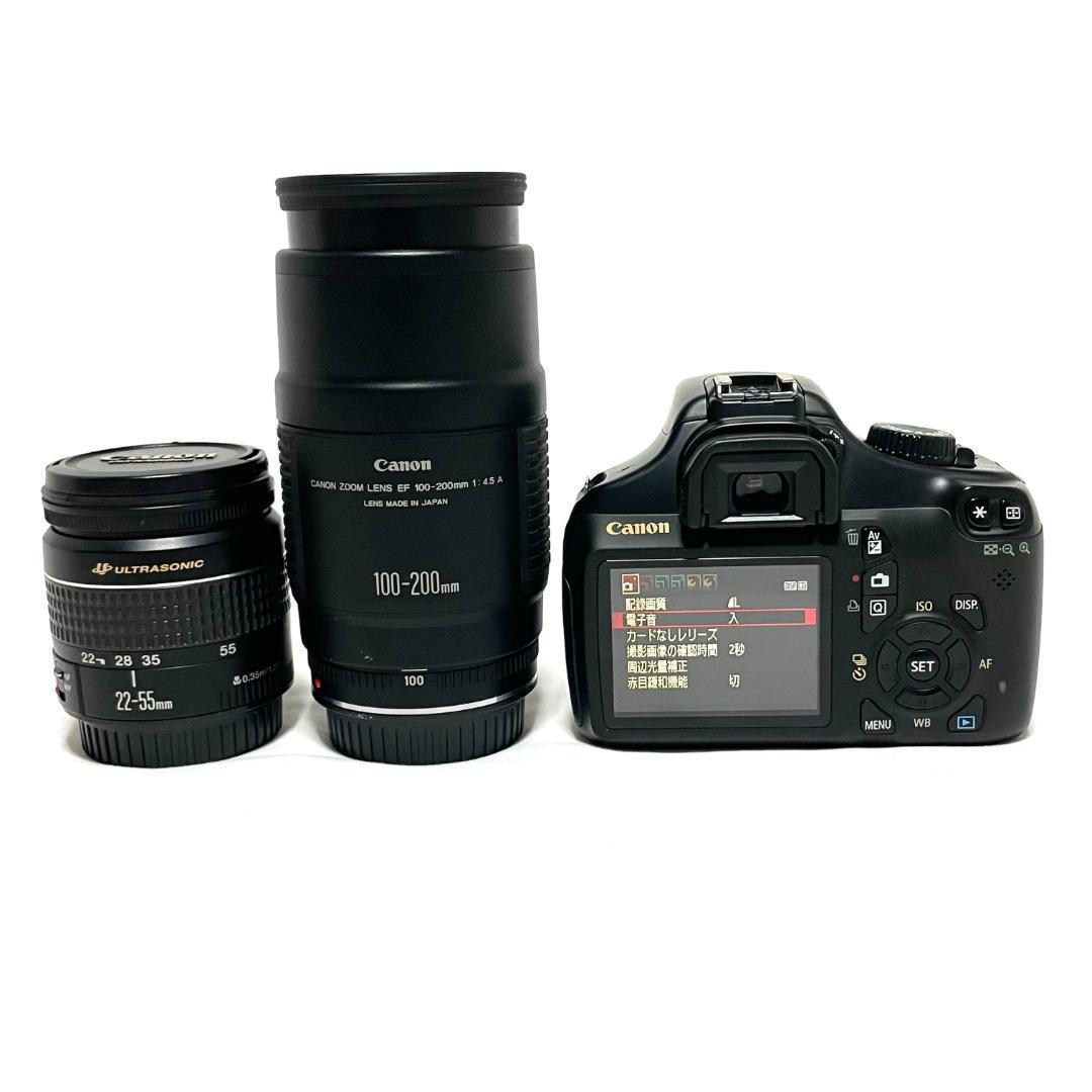 初心者安心❣️ Canon EOS Kiss X50 Wレンズセット 軽量 - メルカリ