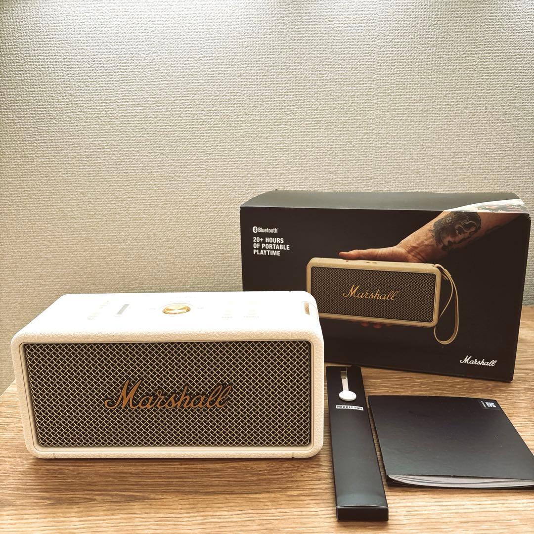 正規品 Marshallスピーカー Middleton美品 箱有 Amazon.co.jp: Marshall ワイヤレスポータブル防水スピーカー