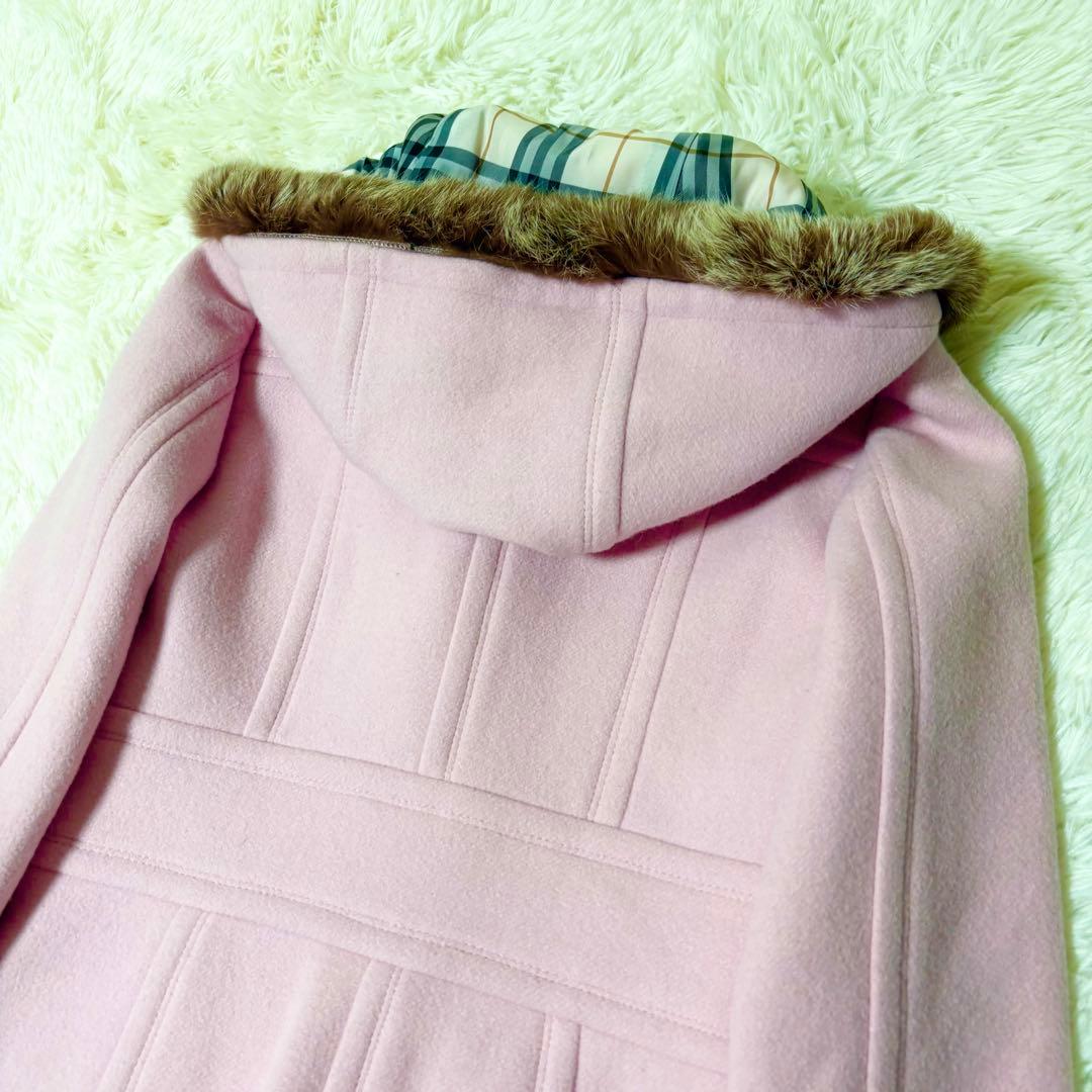 モア様リクエスト✨バーバリーブルーレーベル ピンク カシミヤ混