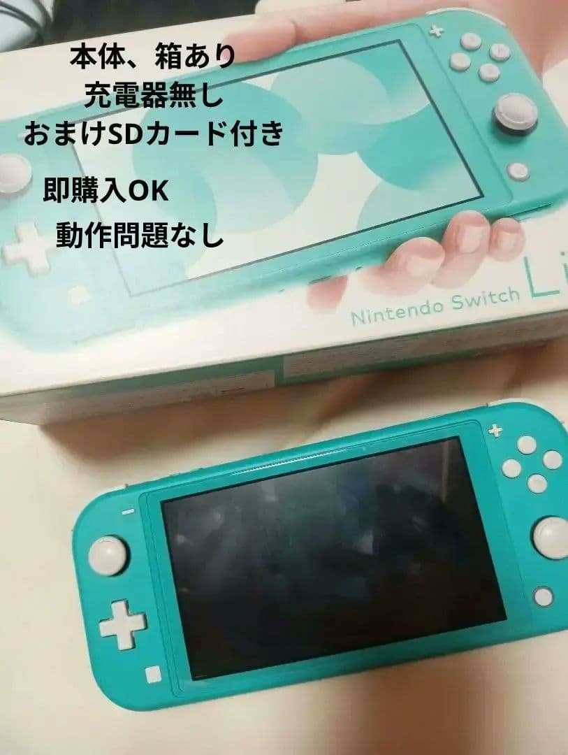 Nintendo Switch Lite ターコイズ 動作問題なし SDカード付 Nintendo Switch Lite ターコイズ 動作問題なし SDカード付 Amazon.co
