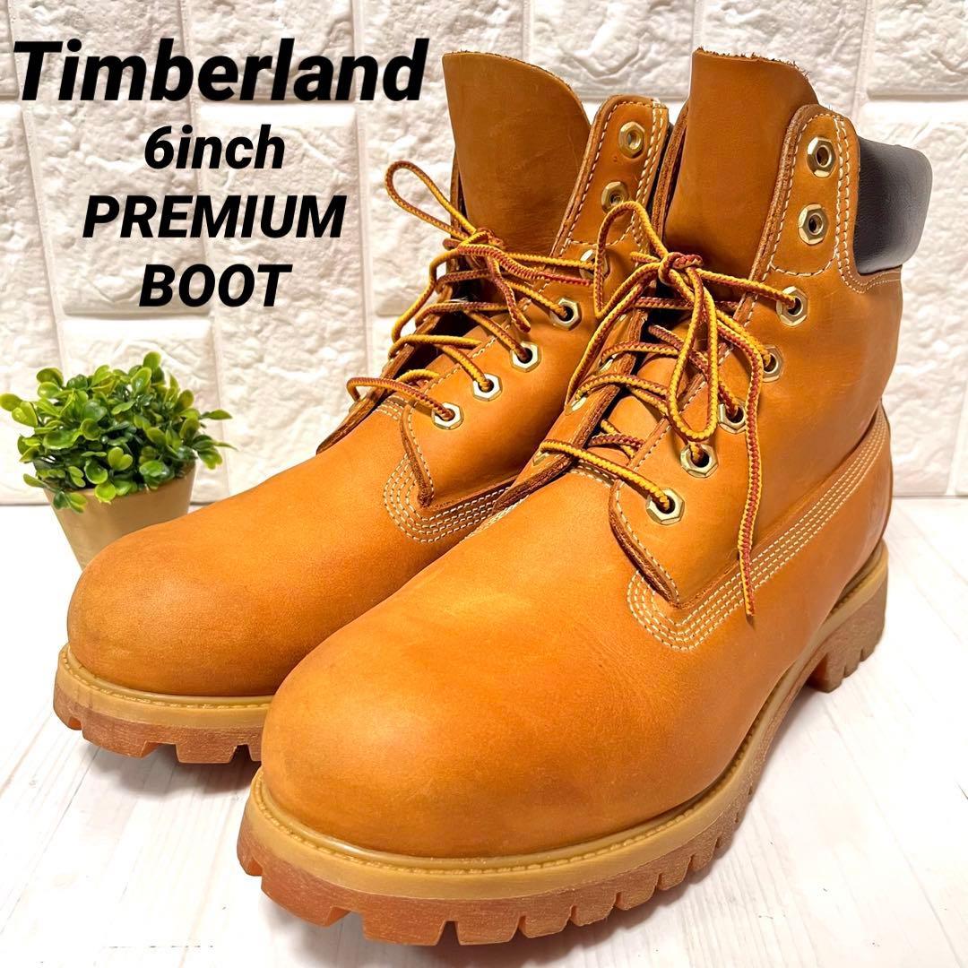 美品】ティンバーランド 28 ワークブーツ 6インチプレミアム 10061
