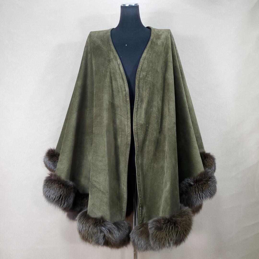 JPGOODBUY公式アカウント02さん専用 PONCHO SAM RONE ONE WORLD LTD. / TLS MICRO FIBER PONCHO BERRI FLOWER / マイクロ