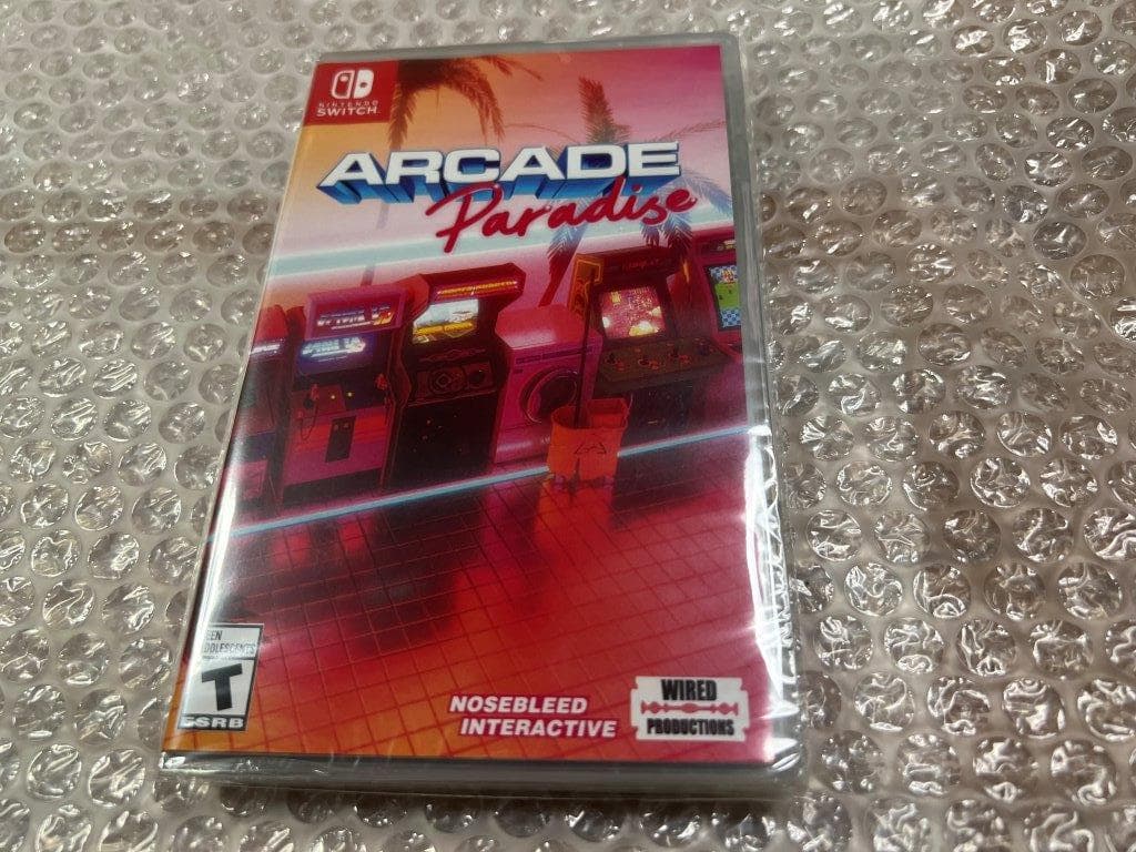 SW Arcade Paradise / アーケードパラダイス 北米版 未開封 ARCADE Paradise ALL-IN-ONE EDITION 【Switch】 HAC-P-A4CZD | ヤマダ