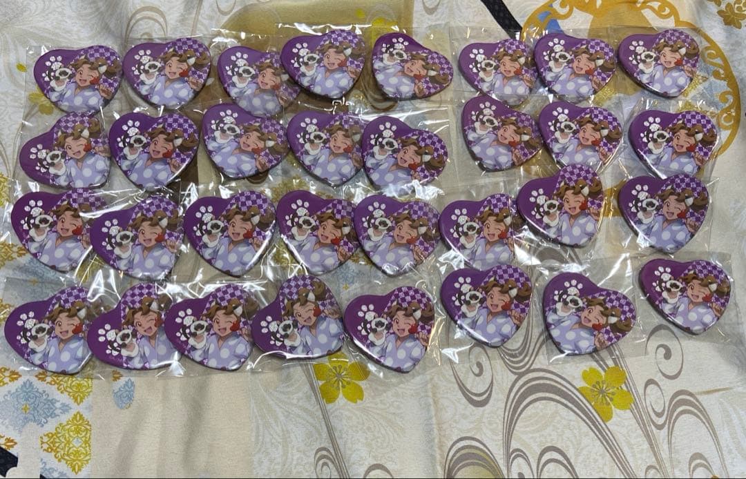 忍たま乱太郎 ナンジャタウン ハート缶バッジ 田村三木ヱ門 まとめ売り