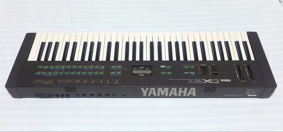 YAMAHA DX27 FM音源 61鍵 ヤマハ シンセ 80年代 出音難あり - メルカリ