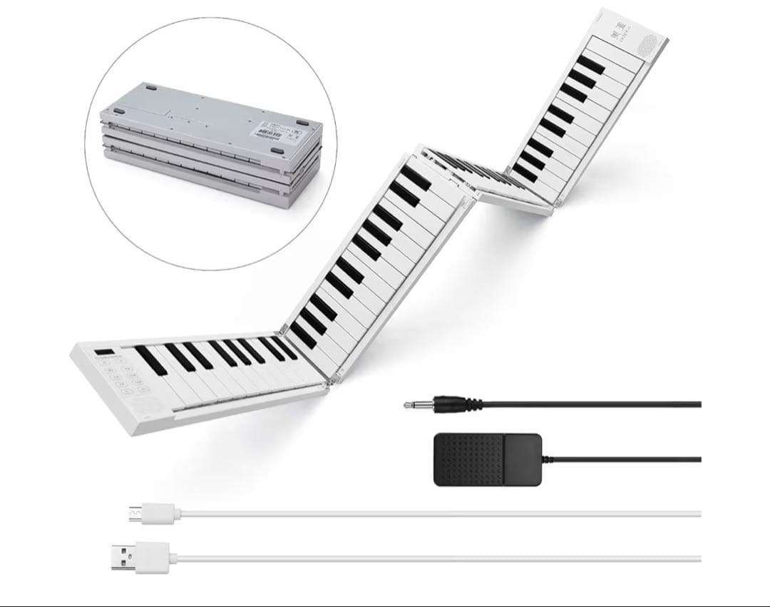 折り畳み式電子ピアノ 88鍵盤 携帯型 電子キーボード 楽天市場】電子ピアノ 折りたたみ キーボード ピアノ ESLUVE 61鍵盤 88