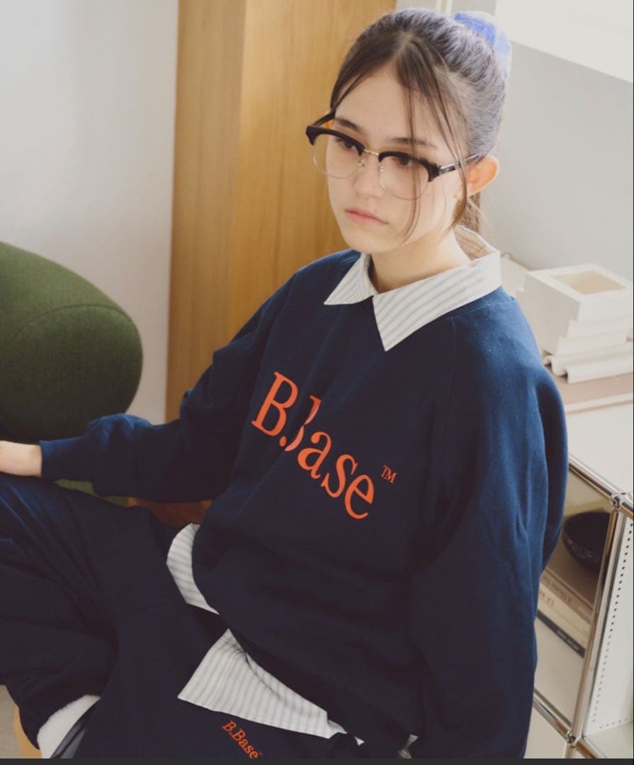 Broken Base スウェット ネイビー L - メルカリ