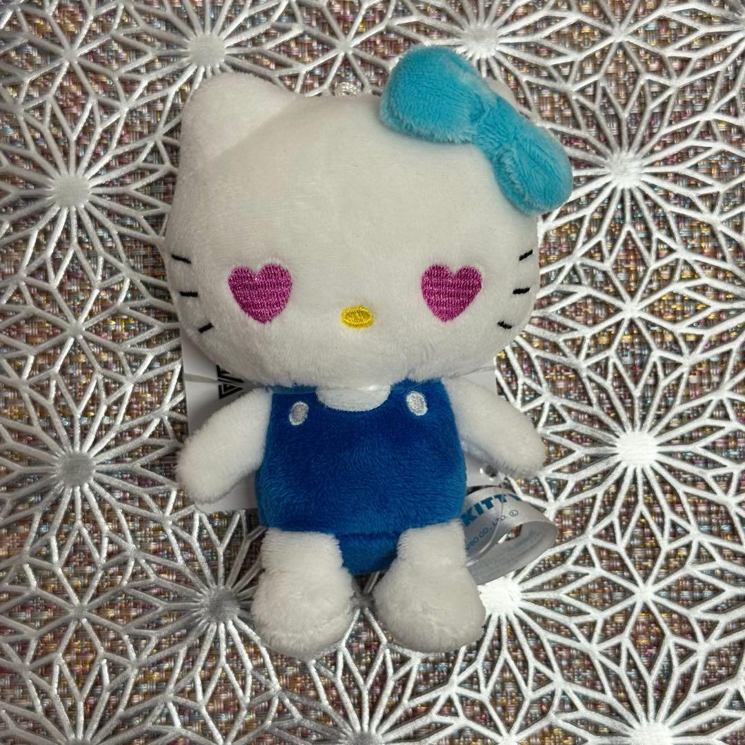 ハローキティ マスコット いろいろ表情 ver. 水色 ハート目 - メルカリ