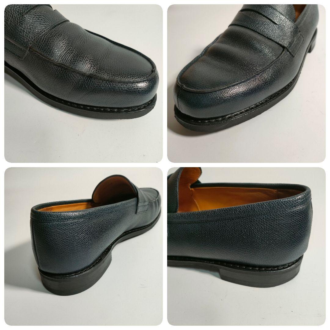 Paraboot アドニス ADONIS シボ革 箱付 ネイビー 8 - メルカリ