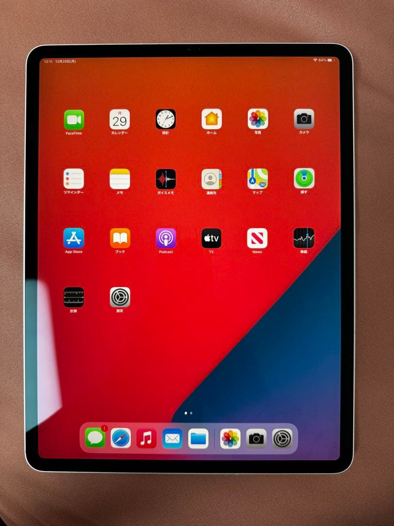 iPad Pro 12.9 第3世代 1TB シルバー Cellulrモデル Apple 6th Gen 12.9-in 1TB iPad Pro Wi-Fi+Cellular LTE Tablet