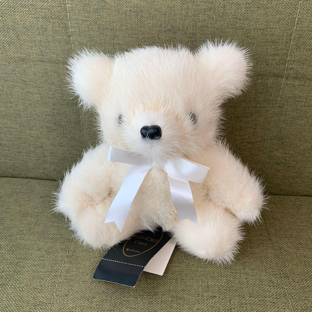 レア ミンクベア ぬいぐるみ くま ホワイト faviora - メルカリ