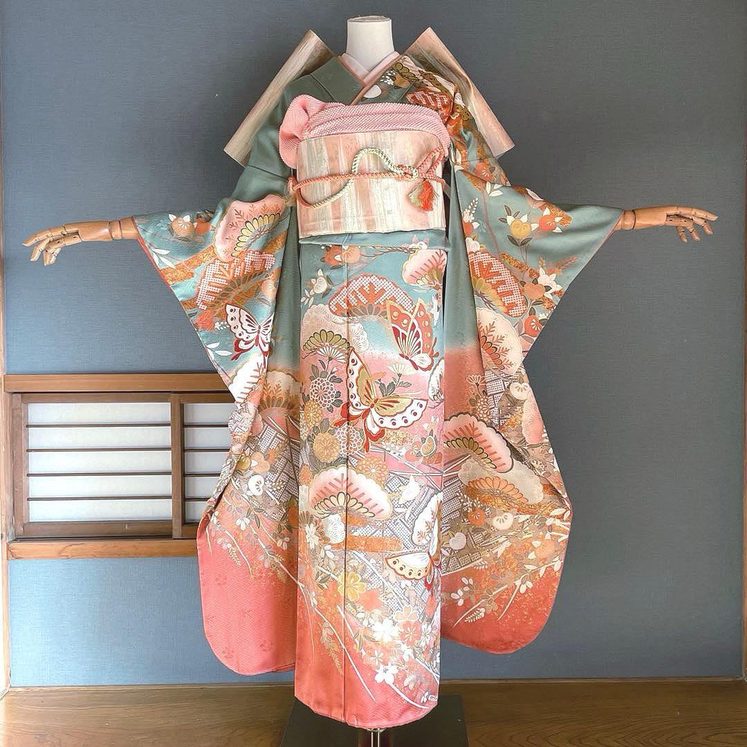 振袖フルセット　高身長　手描き友禅　成人式振袖　振袖　裄丈70 ➕サイズ 振袖フルセット 手描き友禅 成人式振袖 振袖 裄丈67 ➕サイズ やまと