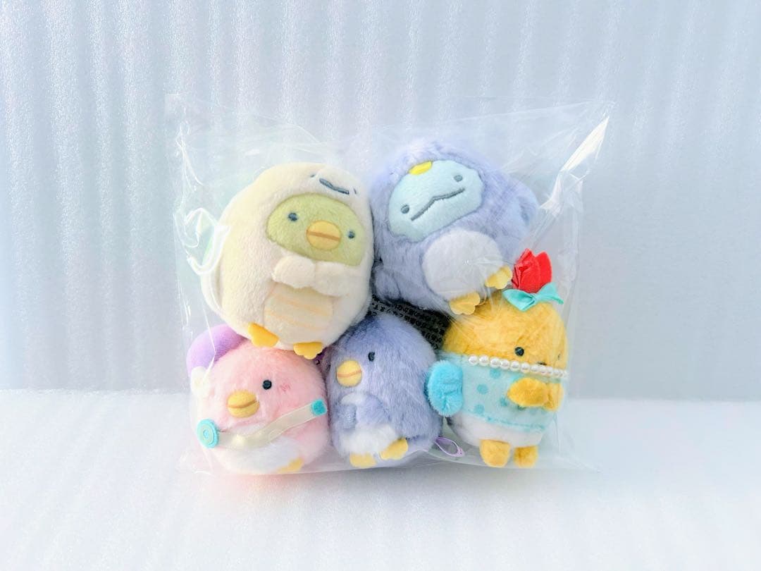 すみっコぐらし 受注 てのりぬいぐるみセット ぺんぎんラグーン すみっコぐらし - 【限定】ぺんぎんラグーン てのりぬいぐるみセット