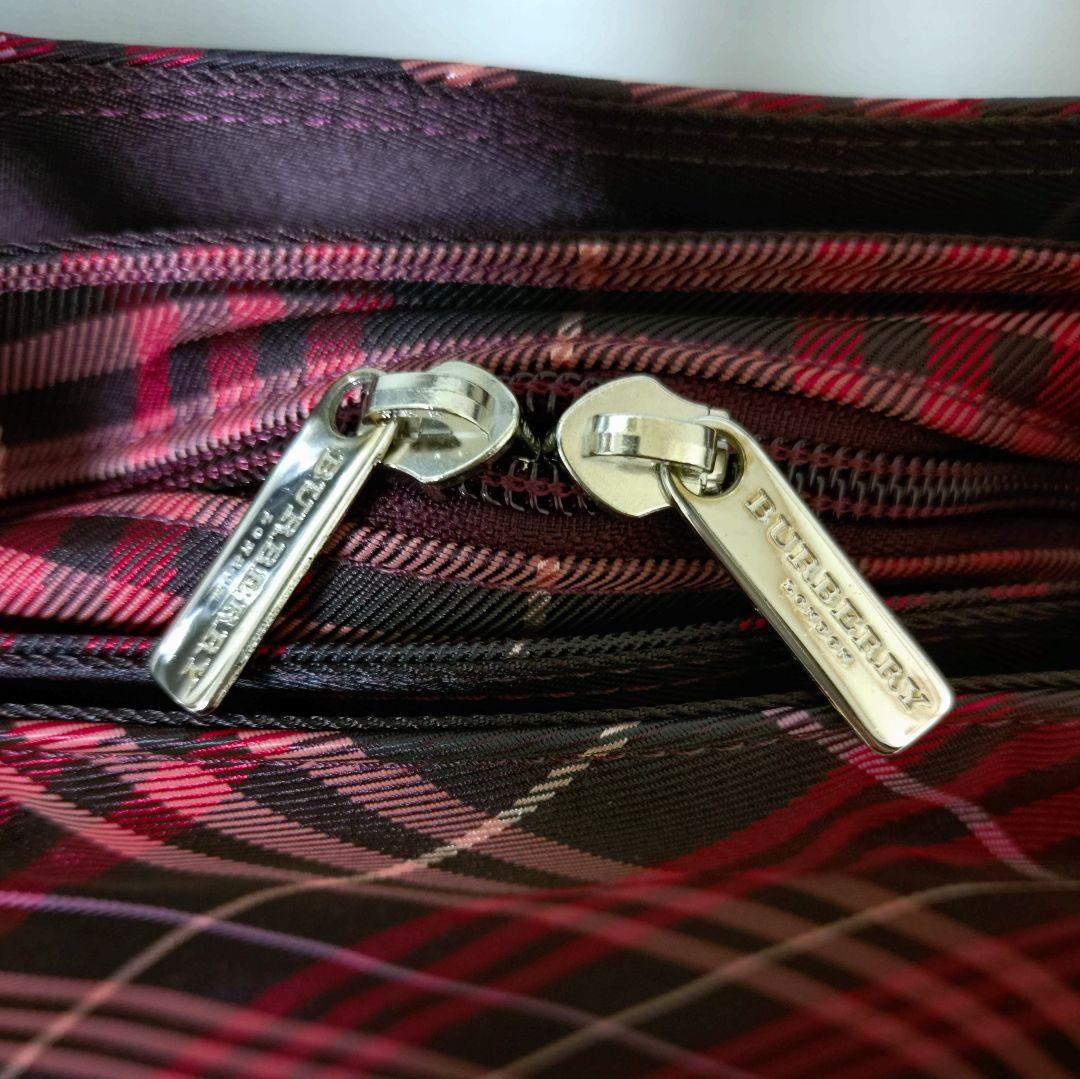☆新品未使用☆ バーバリーブルーレーベル チェック柄 ミニトート