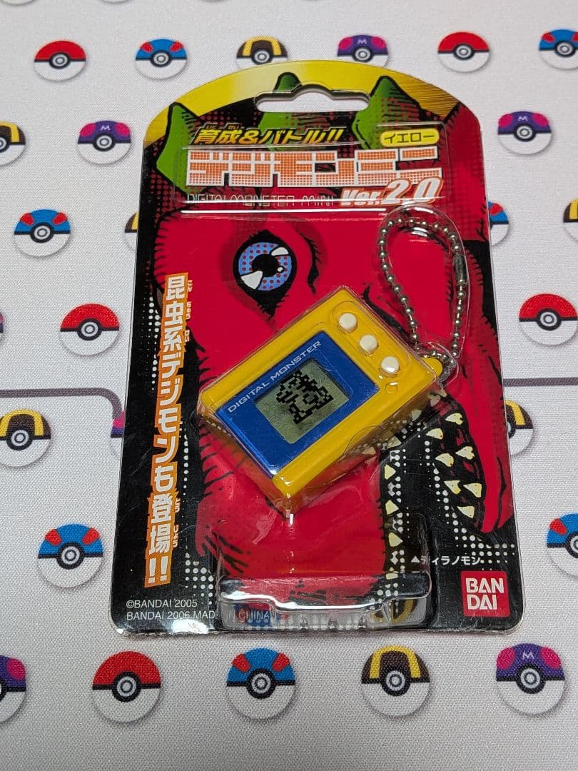 デジモン　ミニ　ver.2.0　イエロー 動作確認済】デジモンミニ Ver.2.0 イエロー - メルカリ