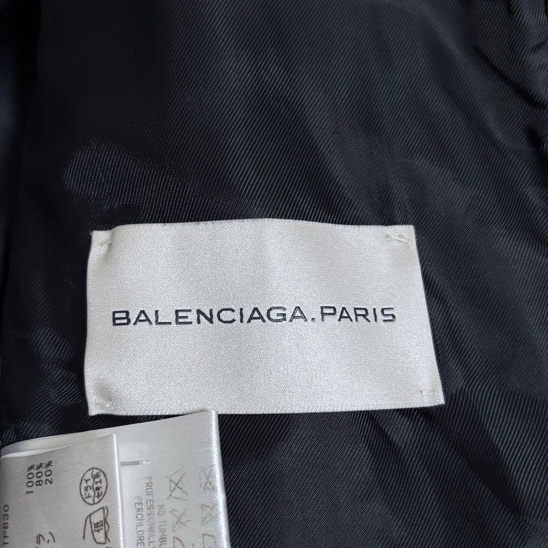 08AW ニコラ期 バレンシアガ ダッフルコート ミリタリー チン