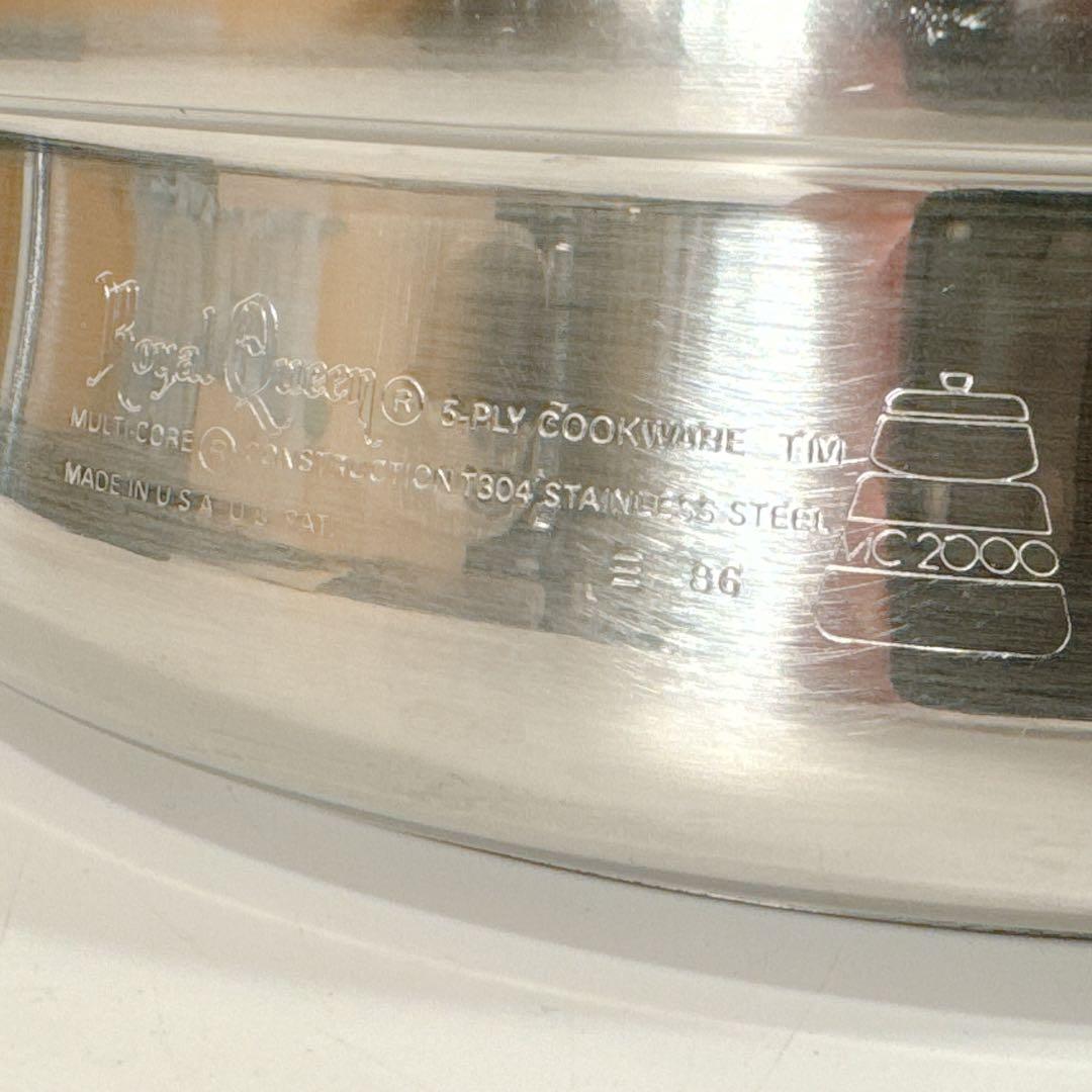 ロイヤルクイーン ROYAL QUEEN 大フライパン ステンレス鍋 IH非対応