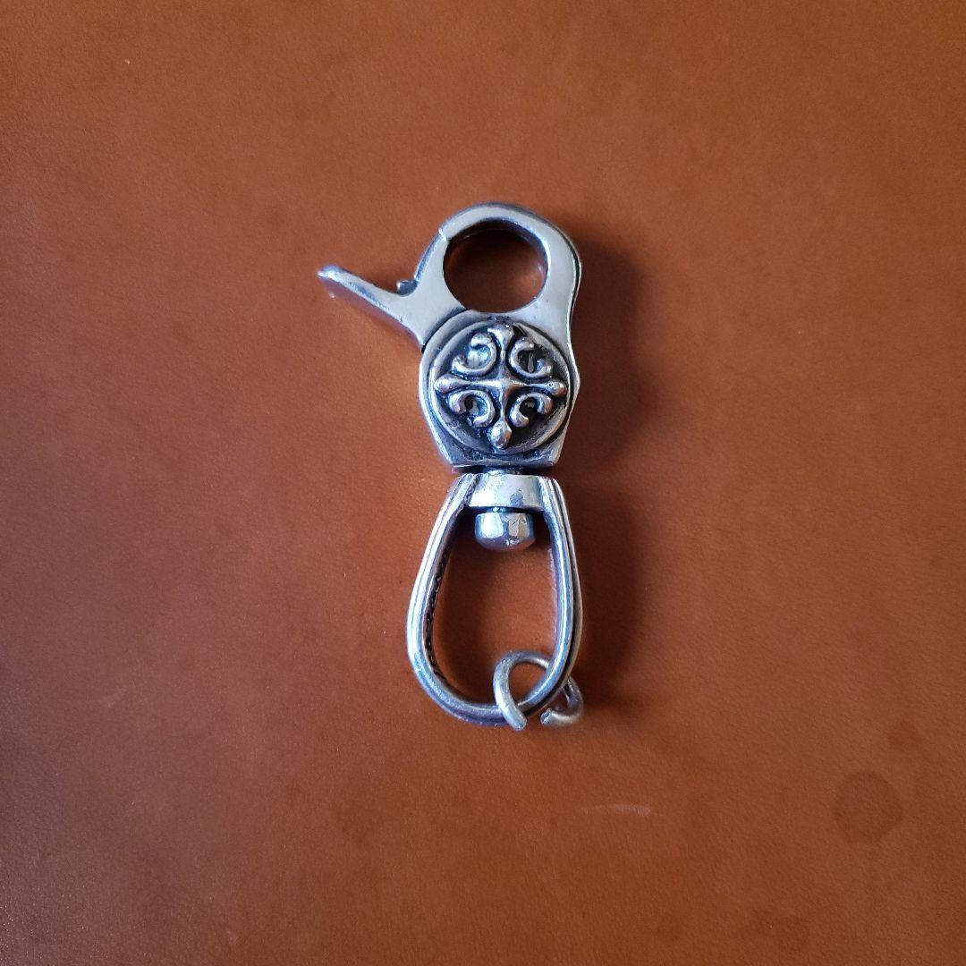 William Walles キーホルダー silver925 鎖 チェーン ピンクシルバー シルバー925 シルバーピアス シールド