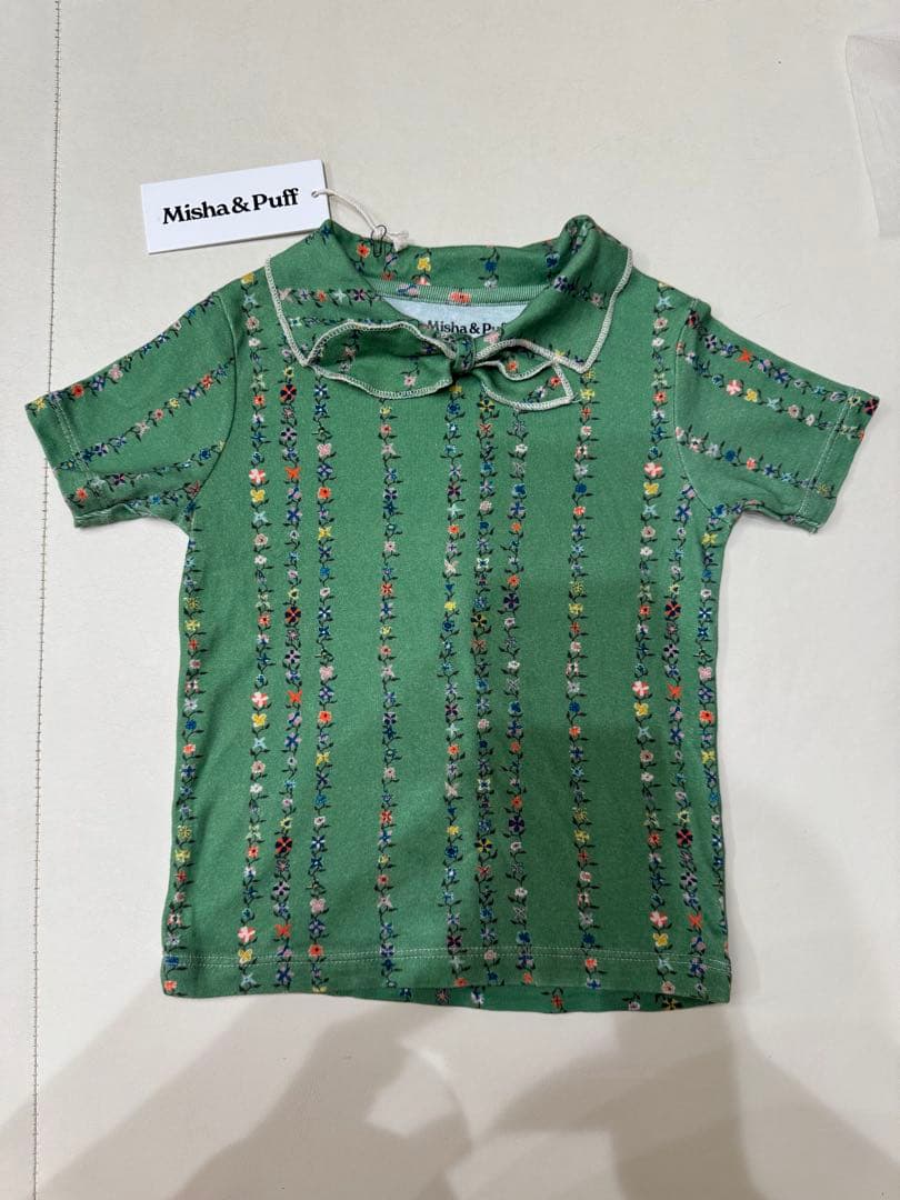 【美品】Misha & Puff 半袖シャツ グリーン 花柄4y 楽天市場】シャツ トップス レディース グリーン 花柄 春 夏 秋 長袖