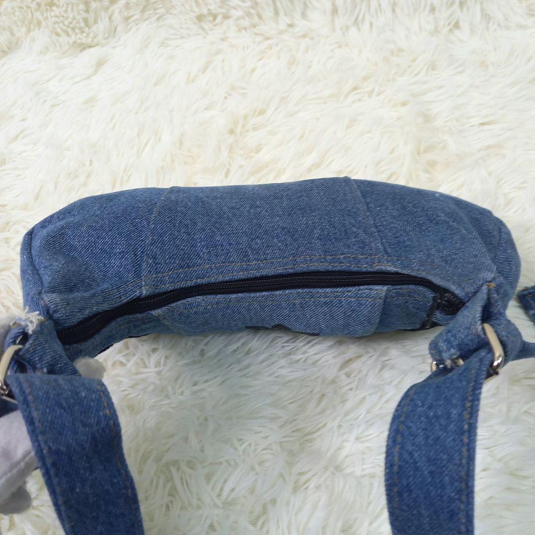 希少品✨adidas アディダス デニムショルダーバッグ 再構築 Y2K ブルー