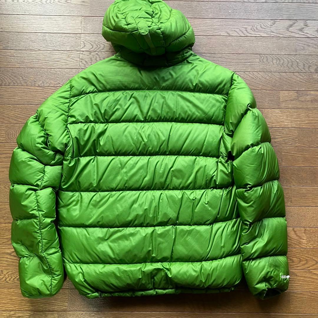 モンベル ライトアルパインダウンパーカ ドローコード グリーン メンズ