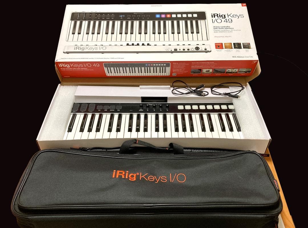 【美品・箱あり】iRig Keys I/O 49 MIDIキーボード　PC直結 IK Multimedia iRig Keys I/O 49 – FOCALPOINT DIRECT
