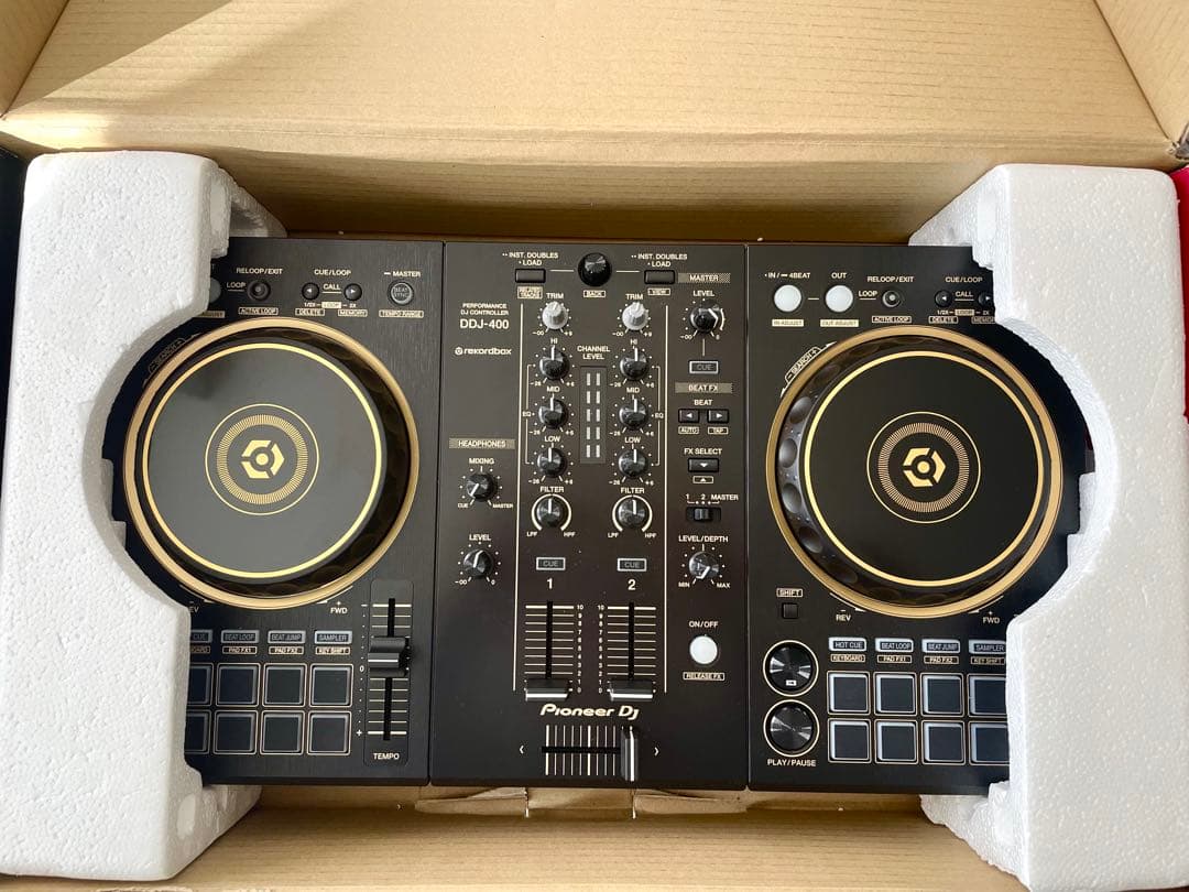 Pioneer DDJ-400 限定カラー(ゴールド) 動作確認済み - メルカリ