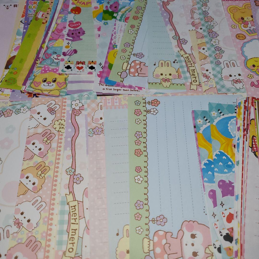 優花︎　激レア　平成レトロ　平成女児　バラ　メモ　大量　うさぎ　ねこ