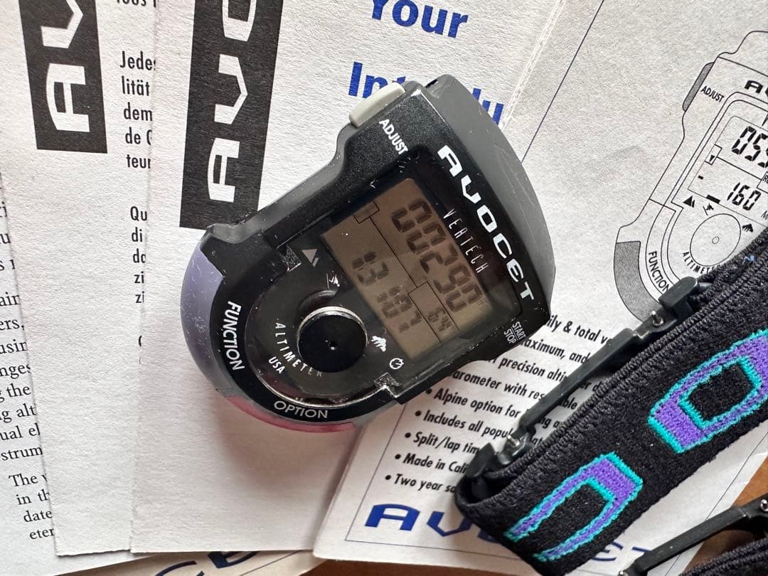 AVOCET VERTECH アボセット デジタル時計 スキー スノボード - メルカリ