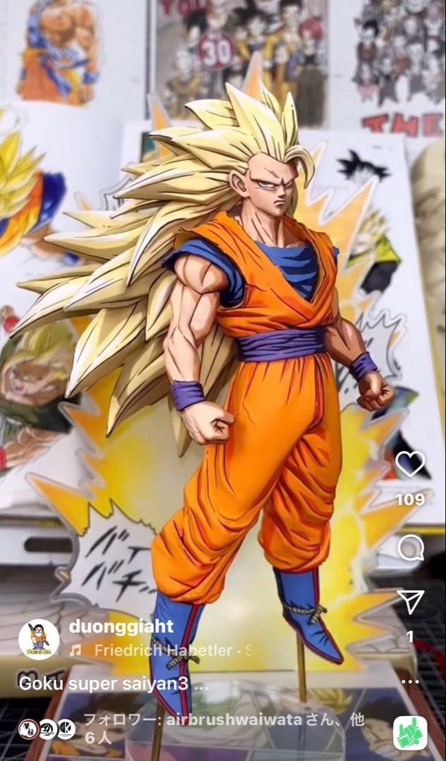 ドラゴンボール 天下一武道会6 超サイヤ人3 孫悟空 リペイント