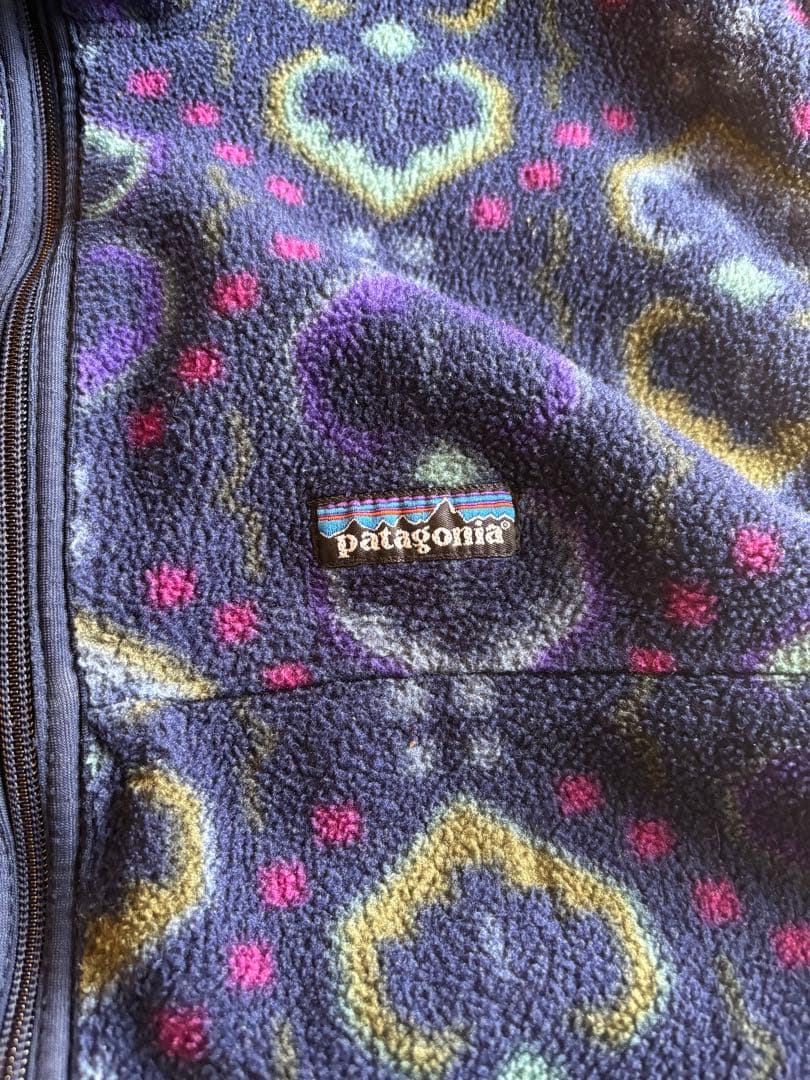 美品90s パタゴニア シンチラ フリース ベスト L スナップt