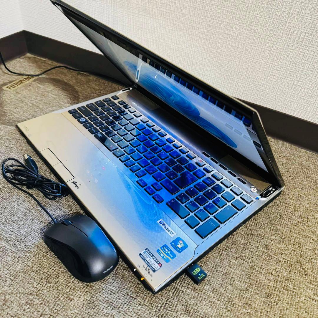 S233 NECノートパソコンi7高速SSDサクサクWindows11オフィス付 - メルカリ