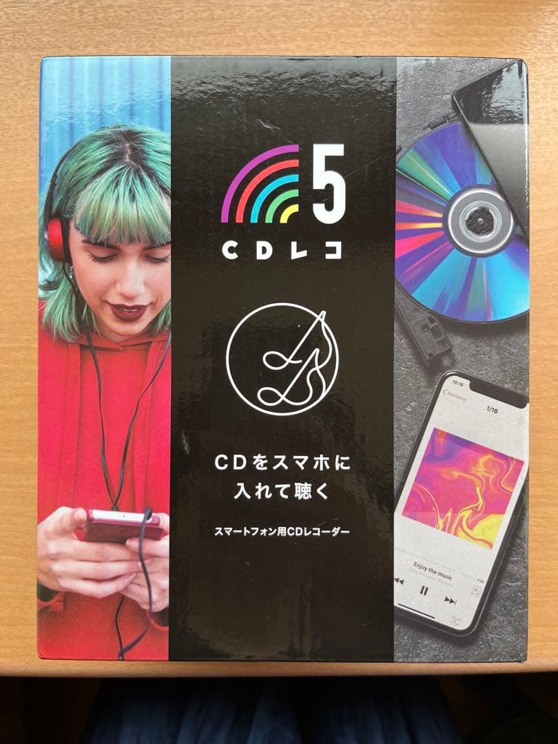 CDレコ 5 スマホ用 CDリーダー CDレコ5（CD-5Wシリーズ） | スマートフォン用CDレコーダー | アイ