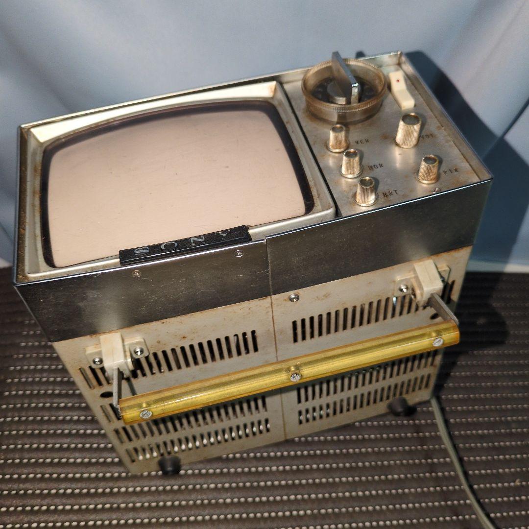 ソニー SONY ポータブルテレビ 5-202 昭和レトロ - メルカリ