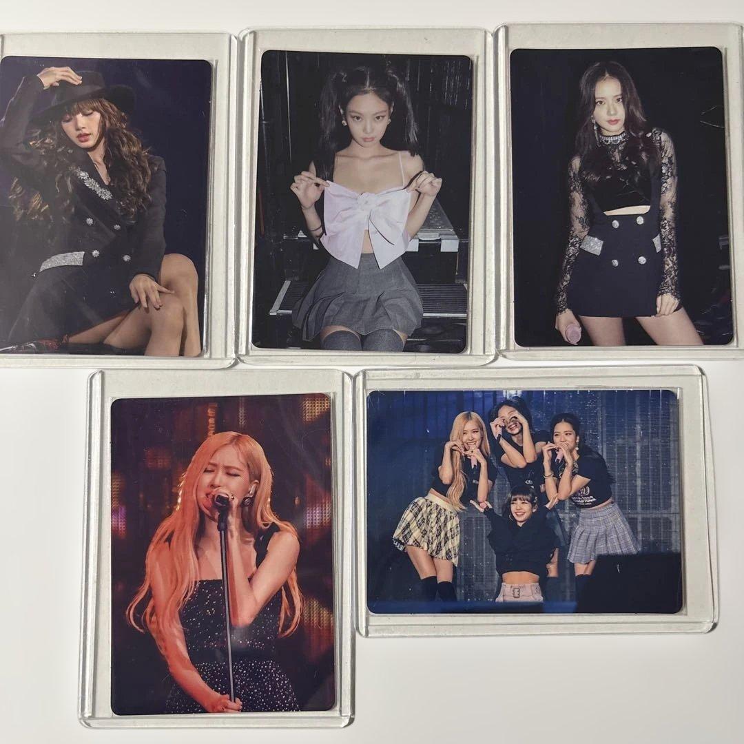 BLACKPINK IN YOUR AREA 大阪　トレカ　ブルピン　公式 BLACKPINK IN YOUR AREA 大阪 公式 トレカ 5種類 セット BLACKPINK