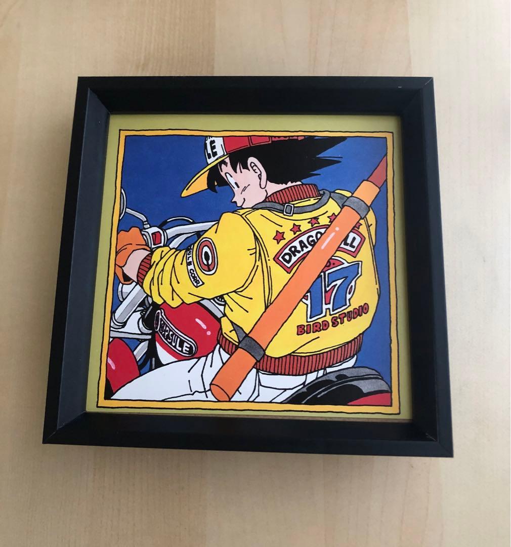 PK額装品 鳥山明 66 ドラゴンボール 16cm額入 ポスター風 貴重イラスト