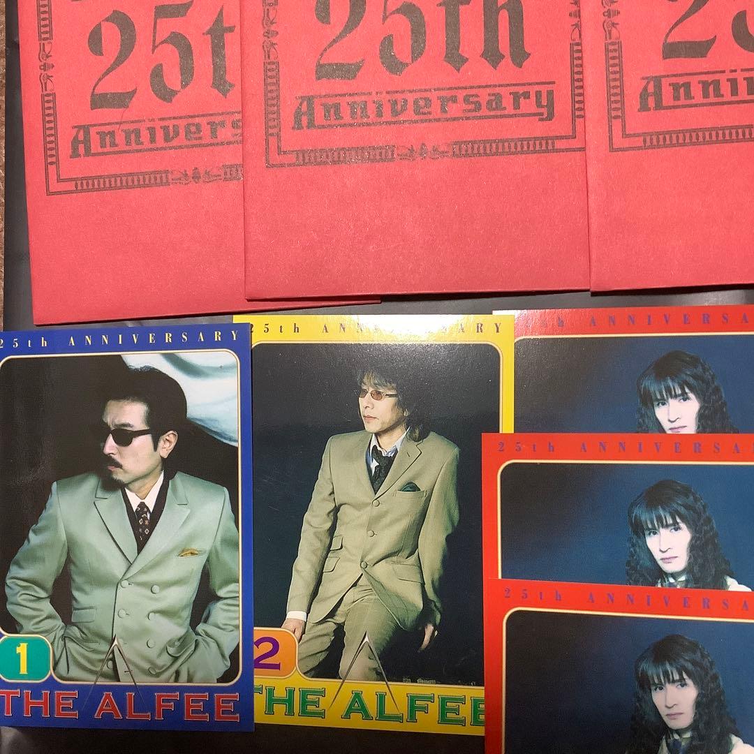 アルフィー 25周年 トレーディングカード 写真 CDセット いろいろ