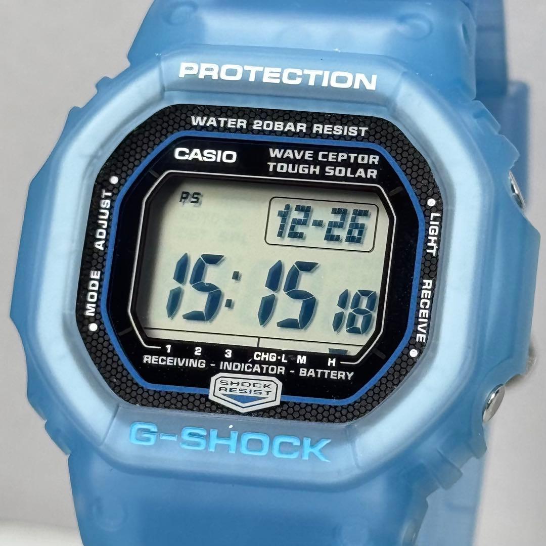 未使用 箱説タグ付G-SHOCK GW-5600KJ イルクジ限定 スカイブルー