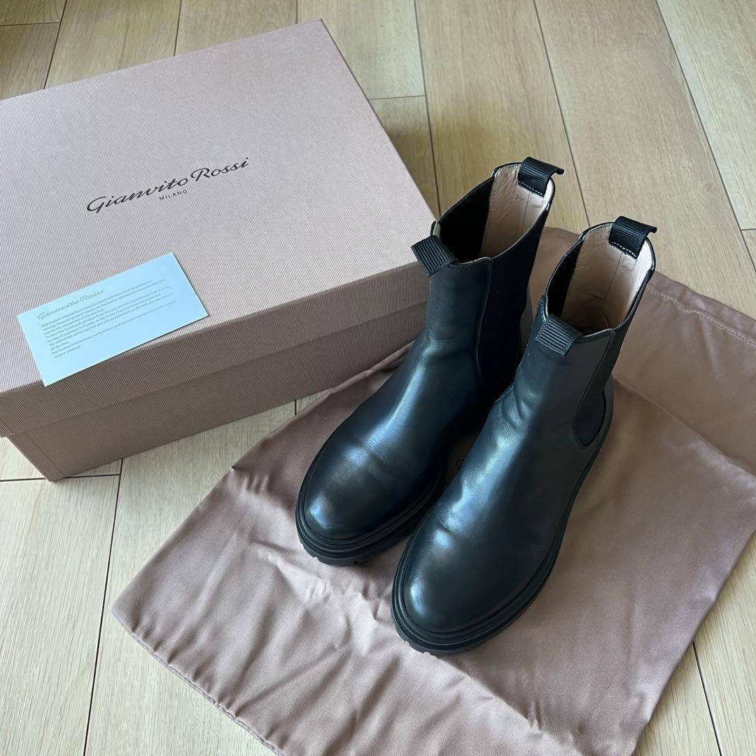 Gianvito Rossi ジャンヴィトロッシ サイドゴア ブーツ 37 美品 楽天市場】GIANVITO ROSSI ジャンヴィト ロッシ チェルシーブーツ ボア
