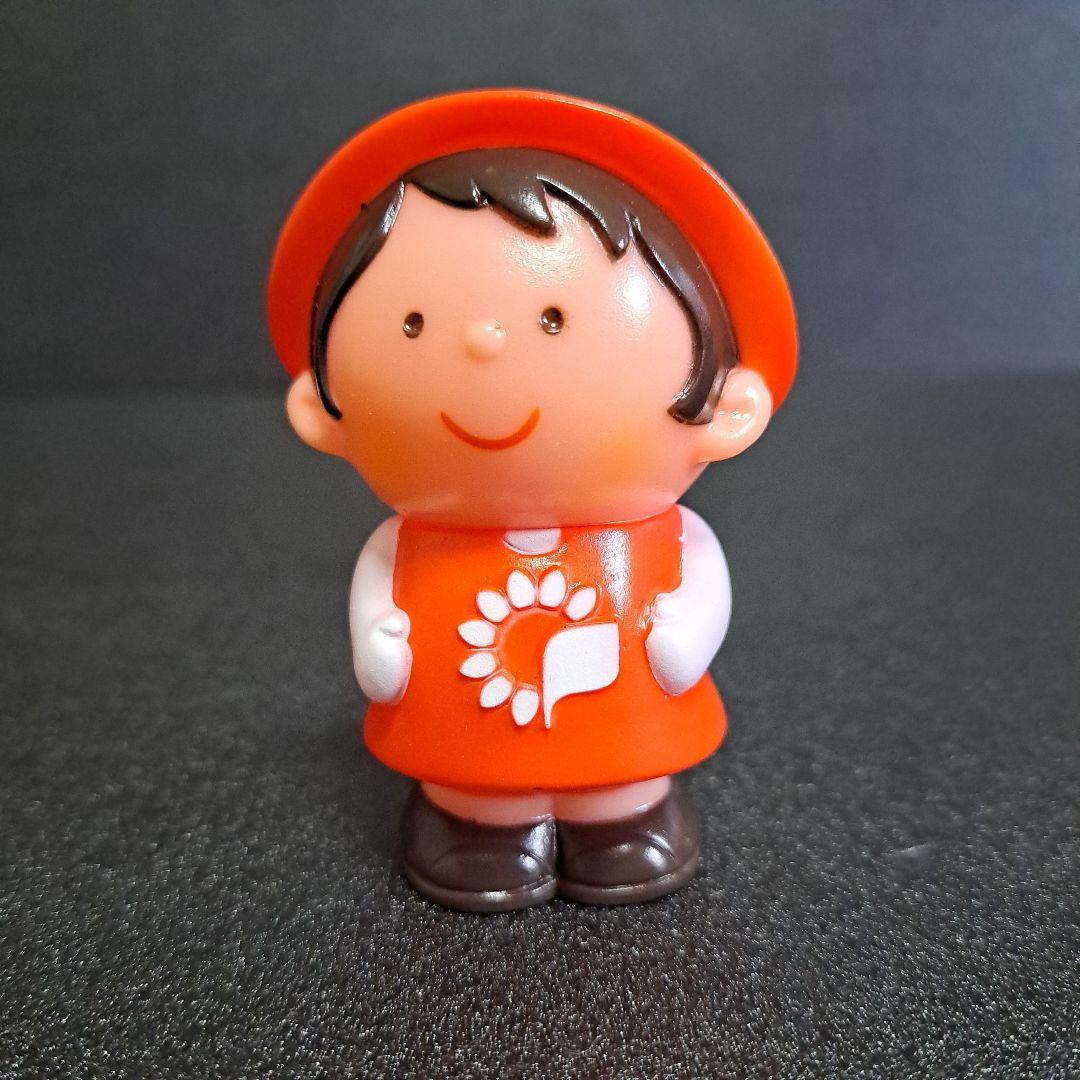 千葉銀行 ひまわりちゃん ソフビ 人形 企業物 昭和レトロ 非売品