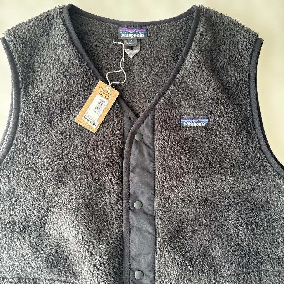 希少サイズ Patagonia ロスガトス フリース ベスト L 黒 - メルカリ