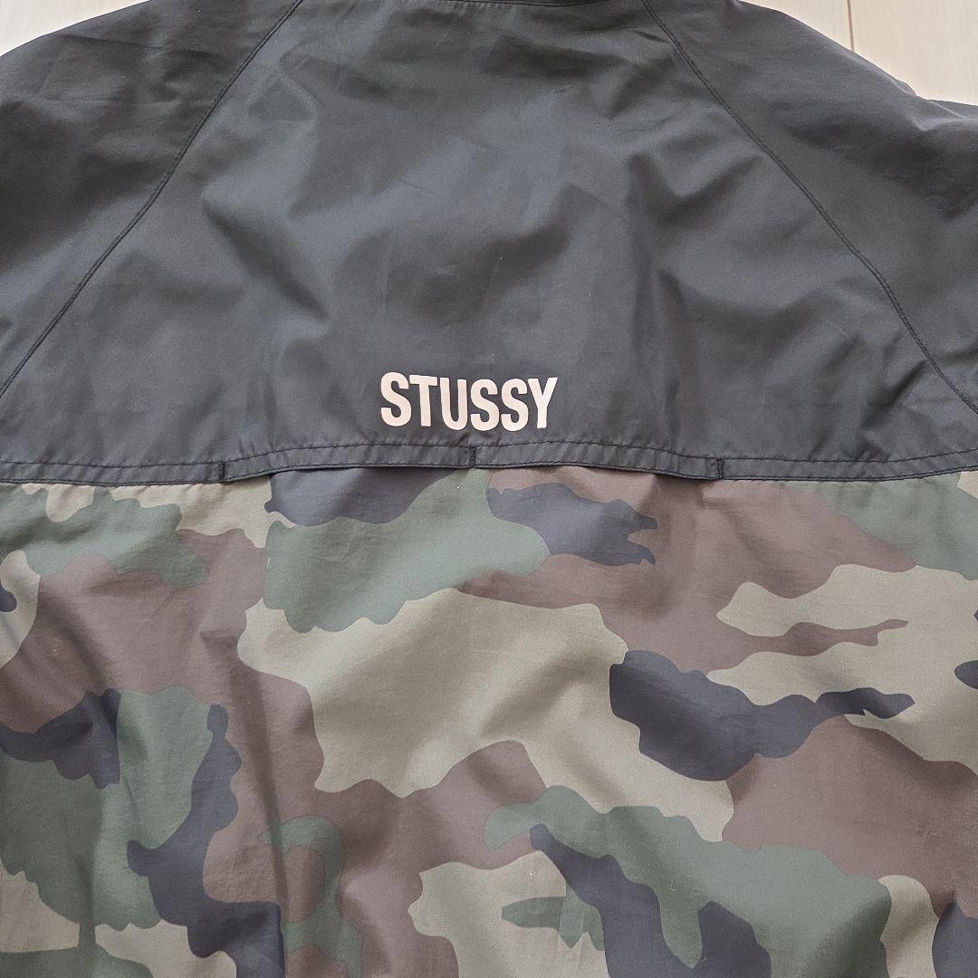 Stussy 迷彩 フード付きナイロンジャケット - メルカリ