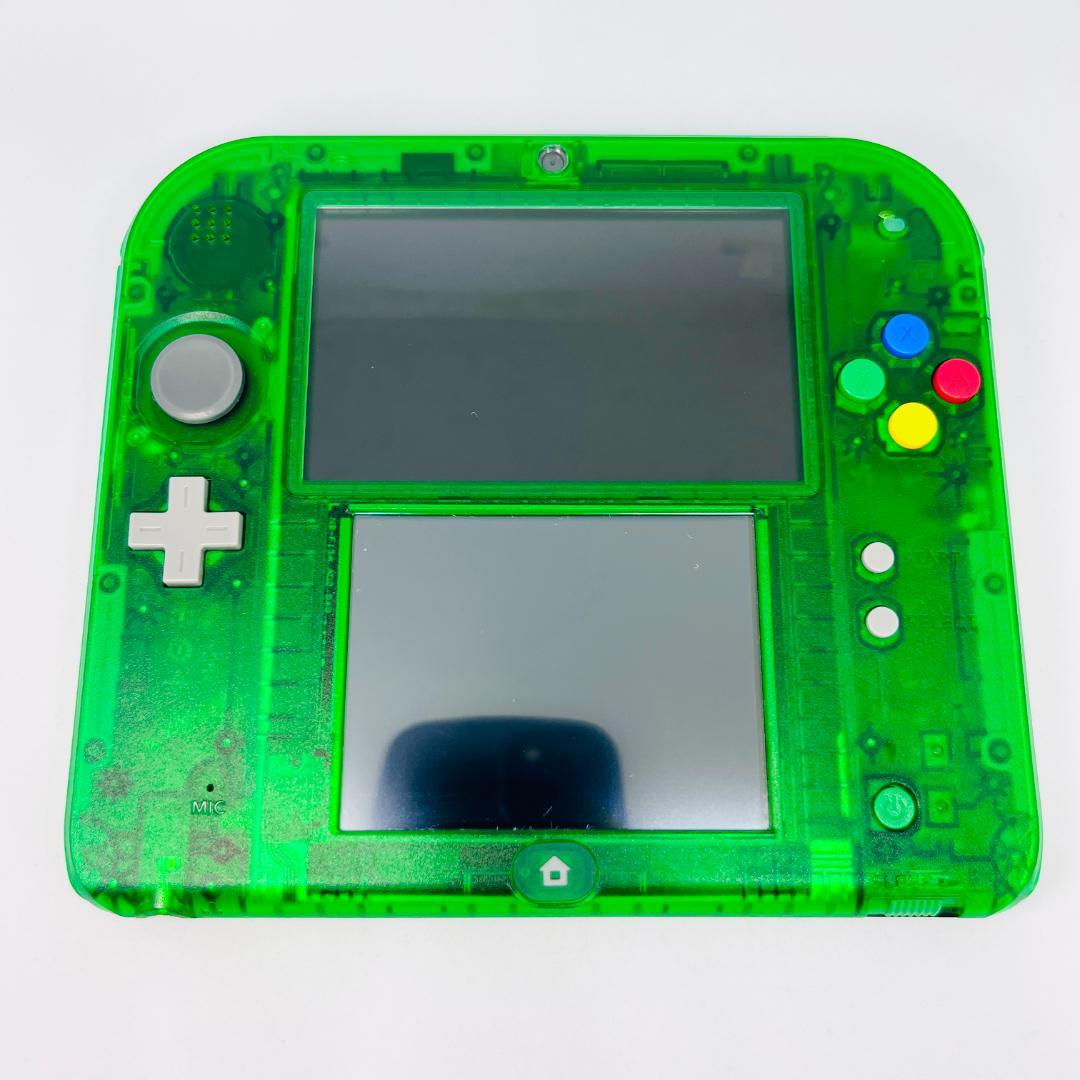 限定カラー】ニンテンドー2DS 『ポケットモンスター 緑』クリア