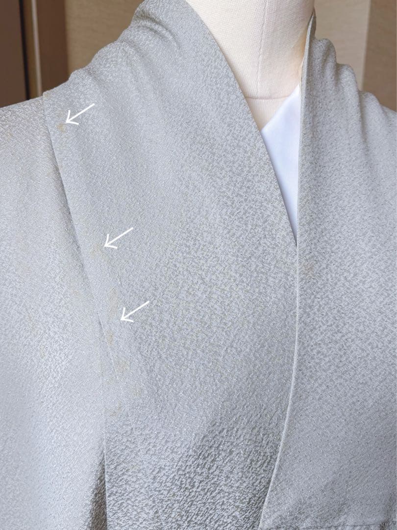 難あり 訪問着 裄65 スワトウ 蘇州 刺繍 卒業式 入学式 S 緑 水色